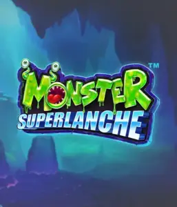 Dive into the mysterious depths with the Monster Superlanche game by Pragmatic Play, highlighting a colorful and whimsical monster logo before a foggy cave background. This image captures the adventure and mystery of a monster-themed game, great for those who enjoy quirky themes, providing a captivating play experience. 