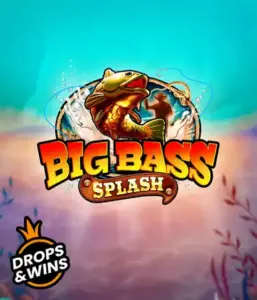 Dive into the thrilling adventure of the Big Bass Splash game by Pragmatic Play, featuring a dynamic fish jumping out of water. This image portrays the heart of fishing with bold graphics and lively typography. Great for fishing enthusiasts, offering a thrilling adventure. 