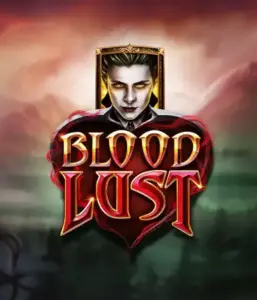 ELK Studios' Blood Lust slot displayed with its enigmatic vampire theme, including high-quality symbols of vampires and mystical elements. The visual emphasizes the slot's eerie charm, alongside its unique 5-reel and 99-payline structure, appealing for those drawn to the allure of the undead.